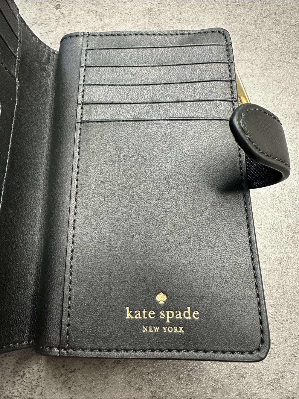 Kate Spade Madison Saffiano Leather Wallet – Black - Picture 4 of 8